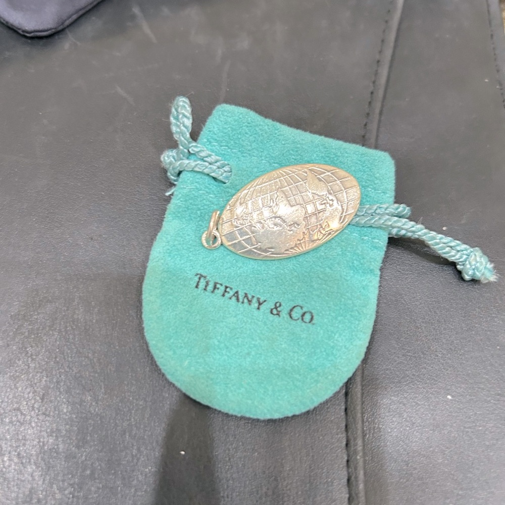 Silver Tiffany pendant.  Stamped silver yr 2000